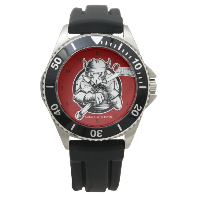 Hockey Rat Horloge (Voorkant)