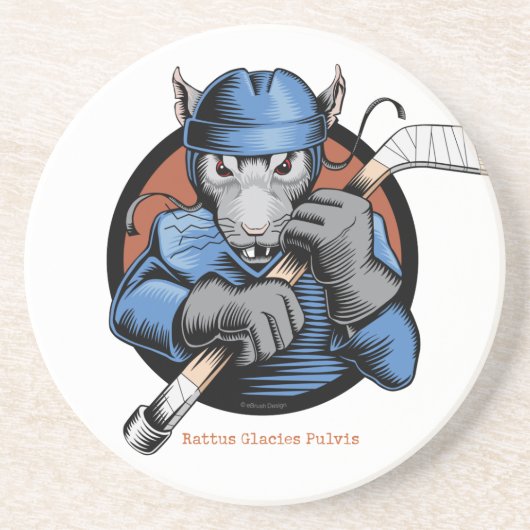 Hockey Rat onderzetter (Voorkant)