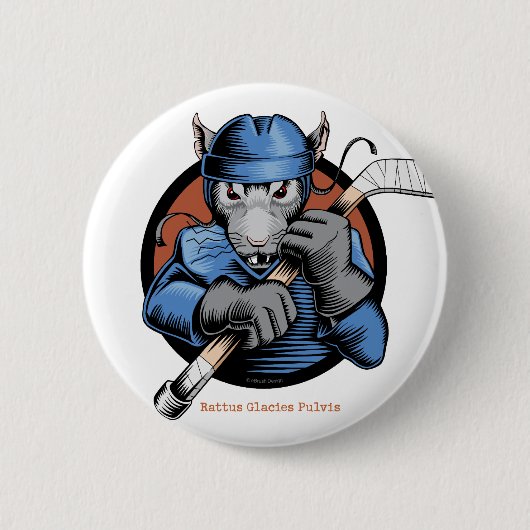 Hockey Rat Ronde Button 5,7 Cm (Voorkant)