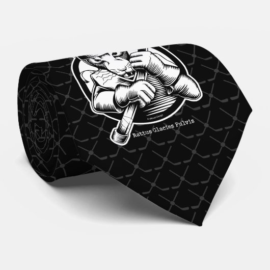 Hockey Rat Stropdas (Opgerold)