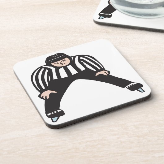 Hockey Referee Drankjes Onderzetter (Linkerzijde)