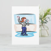 Hockey Referee Kaart (Staand voorkant)