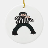 Hockey Referee Keramisch Ornament (Voorkant)