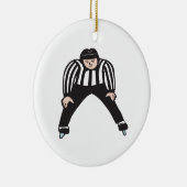Hockey Referee Keramisch Ornament (Rechts)