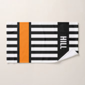 Hockey Reference Stripe Personalized Bath Towel Se Bad Handdoek (Handdoek)