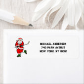 hockey retouradres kerstlabels etiket (Insitu)