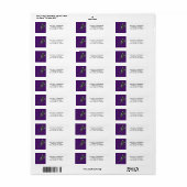 Hockey retouradreslabels etiket (Full Sheet)