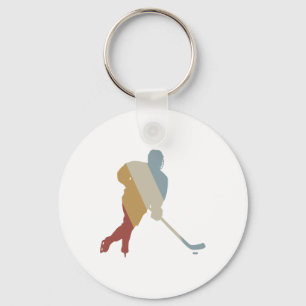 Hockey Retro Stijl Vintage (1)  Sleutelhanger