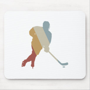 Hockey Retro Stijl Vintage  Muismat