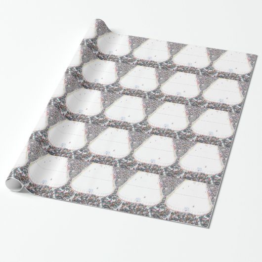 HOCKEY RINK CADEAUPAPIER (Uitgerold)
