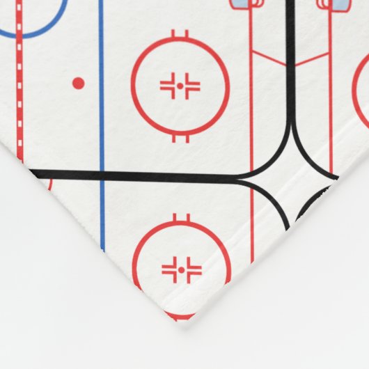 Hockey Rink Companion Autograaf Ready Fleece Deken (Hoek)