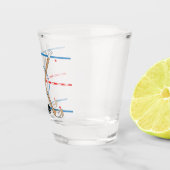 Hockey Rink Diagram Center Ice Hockey Sticks Shot Glas (Rechts)