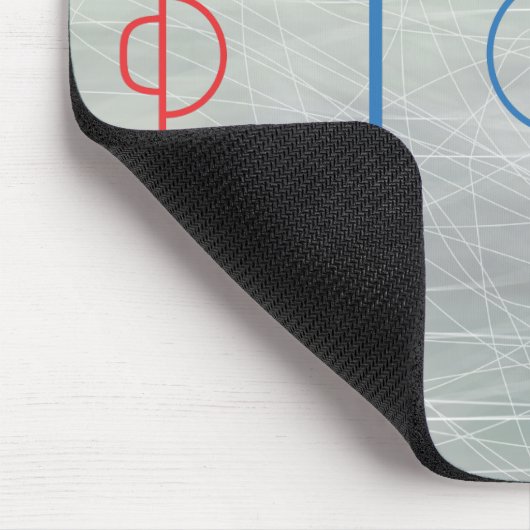 Hockey Rink Ice Mousepad Muismat (Hoek)