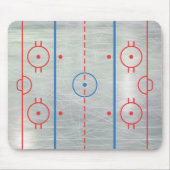 Hockey Rink Ice Mousepad Muismat (Voorkant)