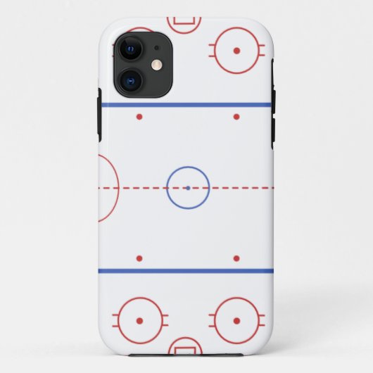 Hockey Rink iPhone Case (Achterkant)