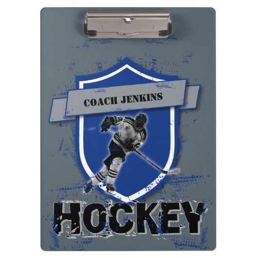 Hockey Rink Layout Coach Klembord (Voorkant)