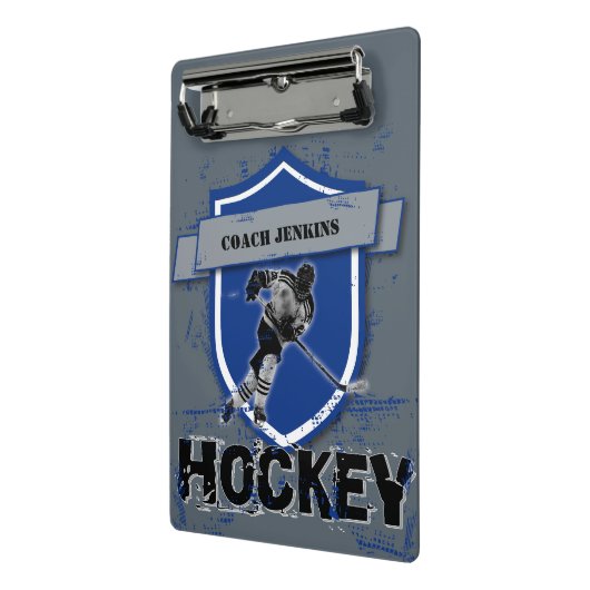 Hockey Rink Layout Coach Mini Klembord (Angled2)