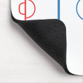 Hockey Rink Mousepad Muismat (Hoek)