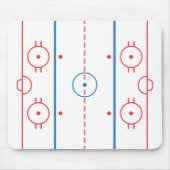 Hockey Rink Mousepad Muismat (Voorkant)