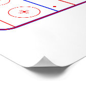 Hockey Rink Poster (Hoek)