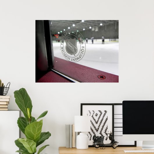 Hockey Rink Poster (Thuiskantoor)