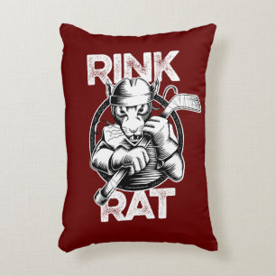 Hockey Rink Rat Accent Kussen