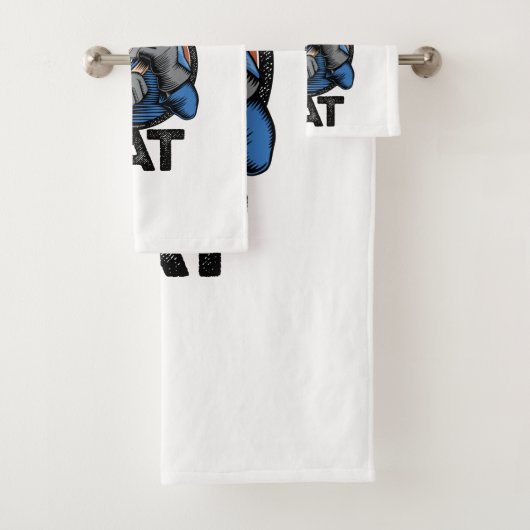 Hockey Rink Rat Bad Handdoek (Insitu)