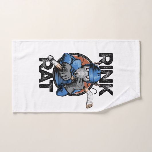 Hockey Rink Rat Bad Handdoek (Handdoek)