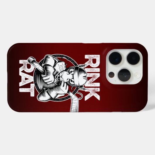 Hockey Rink Rat Case-Mate iPhone Case (Achterkant (horizontaal))