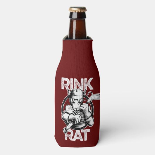 Hockey Rink Rat Flesjeskoeler (Fles Voorkant)