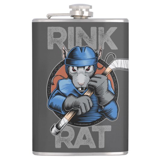 Hockey Rink Rat Heupfles (Voorkant)