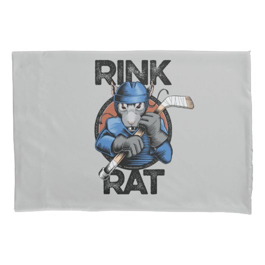 Hockey Rink Rat Kussensloop (Voorkant)
