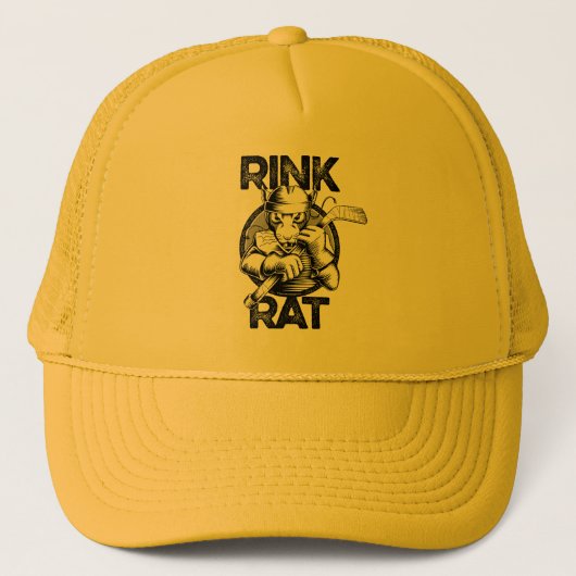 Hockey Rink Rat Trucker Pet (Voorkant)