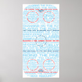 Hockey Rink Typography Poster (Voorkant)