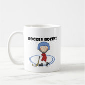 Hockey Rocks T-shirts en cadeautjes Koffiemok (Links)