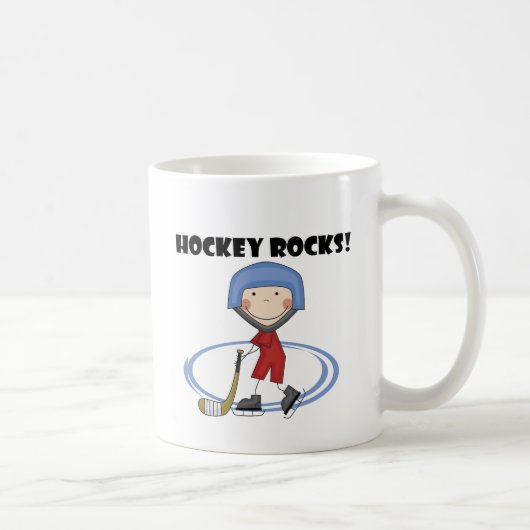 Hockey Rocks T-shirts en cadeautjes Koffiemok (Rechts)