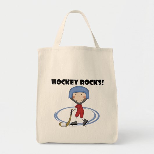Hockey Rocks T-shirts en cadeautjes Tote Bag (Voorkant)