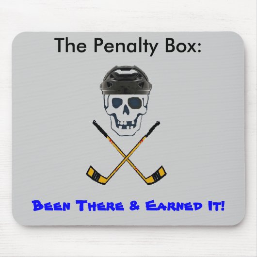 Hockey Roger BIG, The Penalty Box:             .. Muismat (Voorkant)