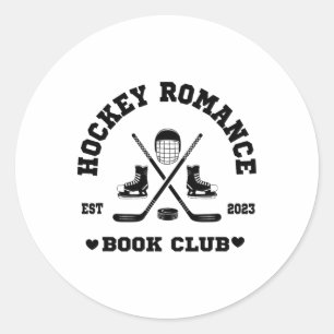 Hockey Romance Boekclub Ronde Sticker