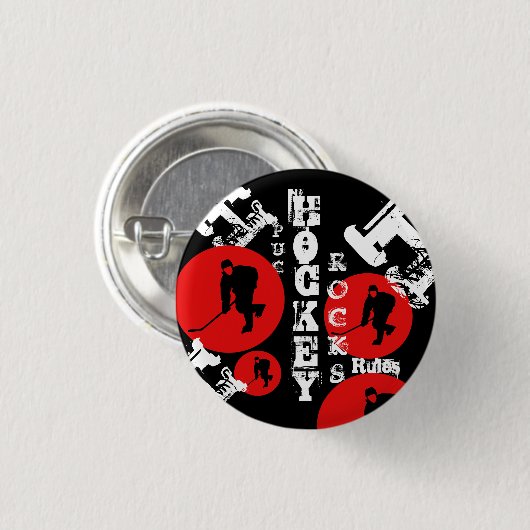 Hockey Ronde Button 3,2 Cm (Voorkant /achterkant)