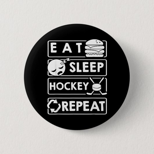 Hockey Ronde Button 5,7 Cm (Voorkant)