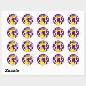 Hockey Ronde Sticker (Vel)