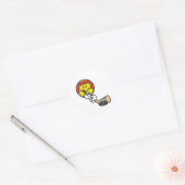 Hockey Ronde Sticker (Envelop)