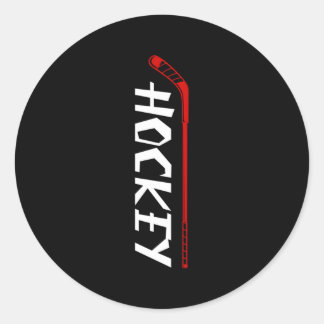 Hockey Ronde Sticker