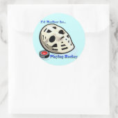Hockey Ronde Sticker (Tas)
