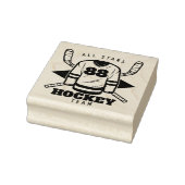 Hockey Rubber Stamp Rubberstempel (Stempel)