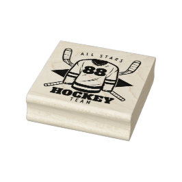 Hockey Rubber Stamp Rubberstempel