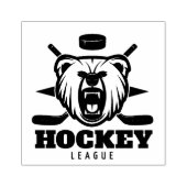 Hockey Rubber Stamp Rubberstempel (Afrduk)