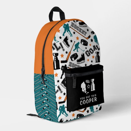 Hockey rugzak (Achterkant Hoek Links)