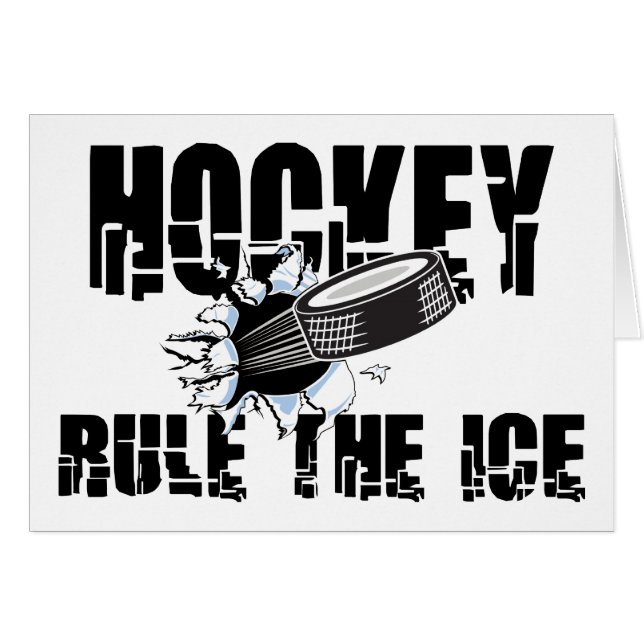Hockey Rule Het ijs (Voorkant Horizontaal)